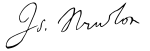 Isaac Newton signature.svg