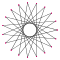 Regular star polygon 19-8.svg