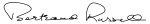 Bertrand Russell signature.svg