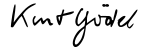 Kurt Gödel signature.svg